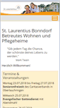 Mobile Screenshot of laurentius-bonndorf.de